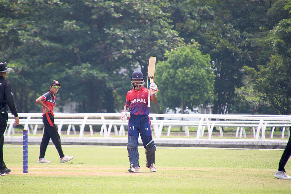 Sarraf, Paudel star in Nepal’s dominant first win