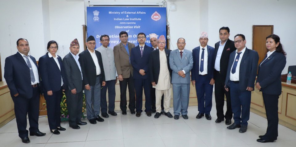 Attorney General Kharel-led Nepali delegation reaches Gujarat