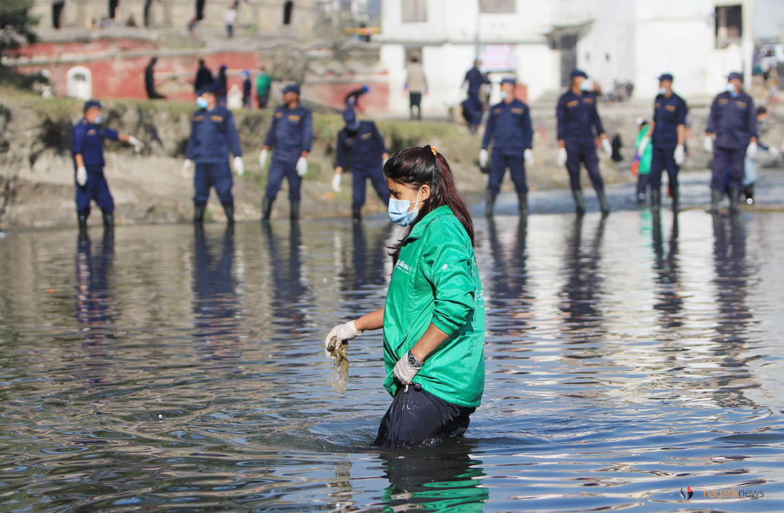 404th week of Bagmati River Clean-up Mega Campaign:10 metric tonnes of waste extracted today
