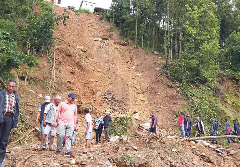 Landslides in Dolakha