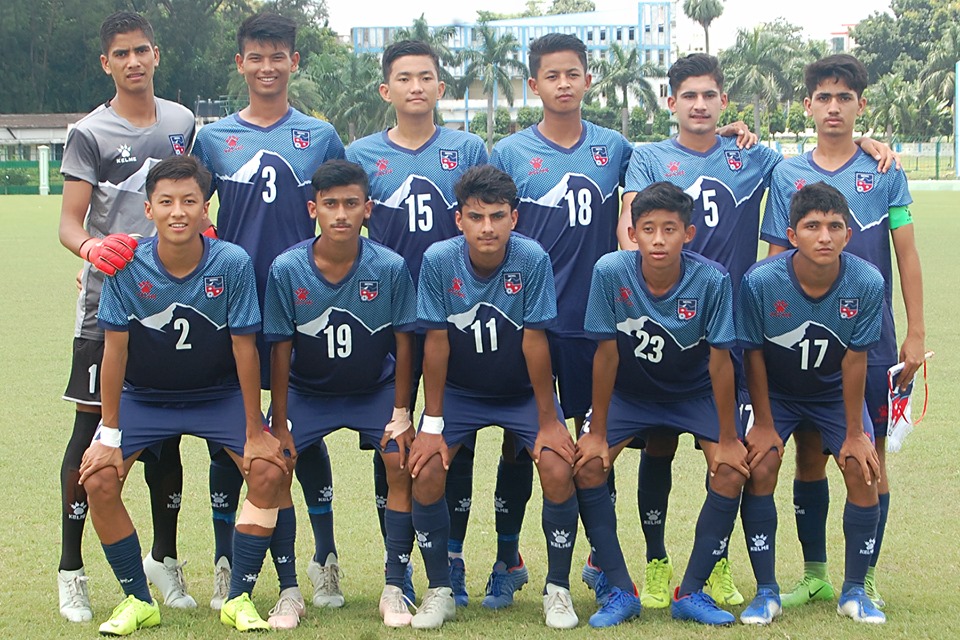 Nepal confirms its place in finals of SAFF U-15 Championship