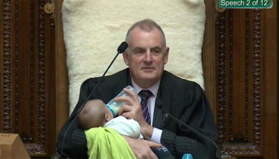 Bringing up baby: New Zealand speaker makes parliament more parent-friendly