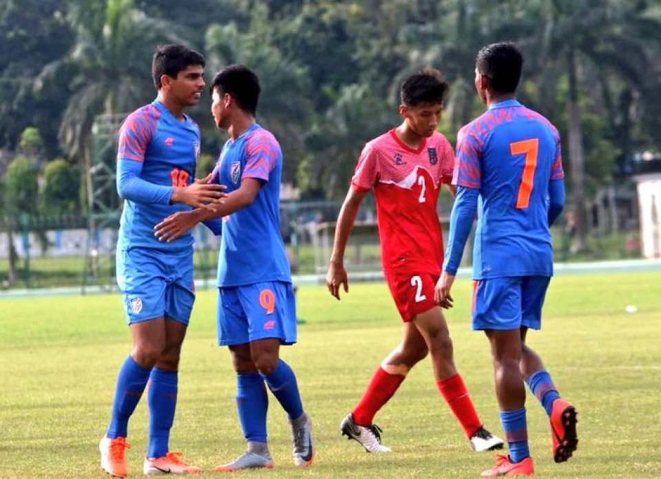 Nepal loses to India 7-0 in SAFF U-15 Championship finals