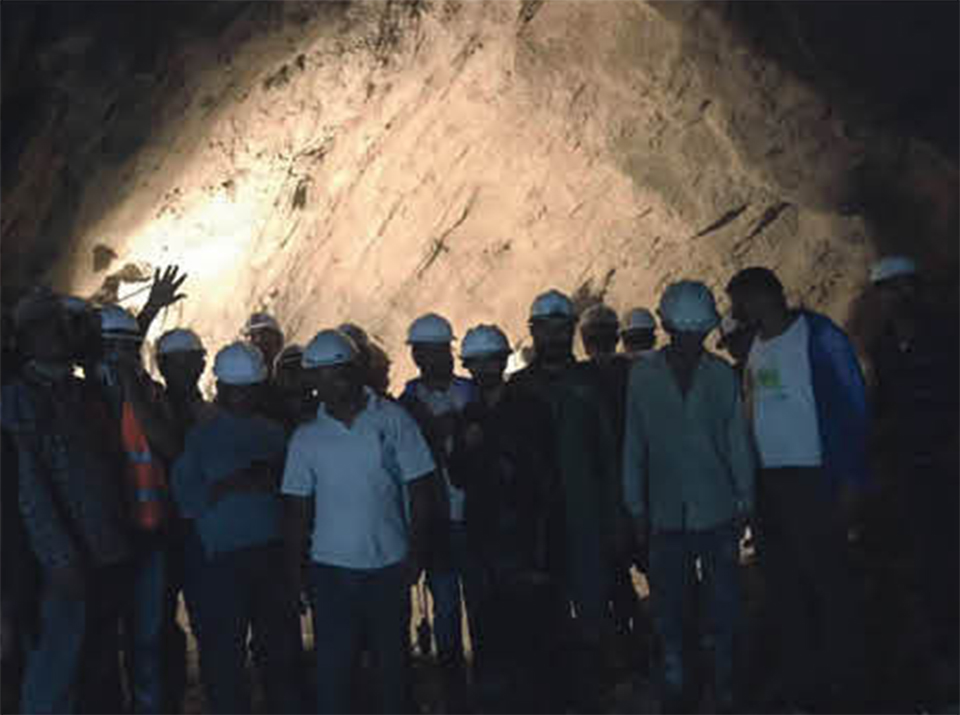 Sanjen power project conducts breakthrough of pilot hole