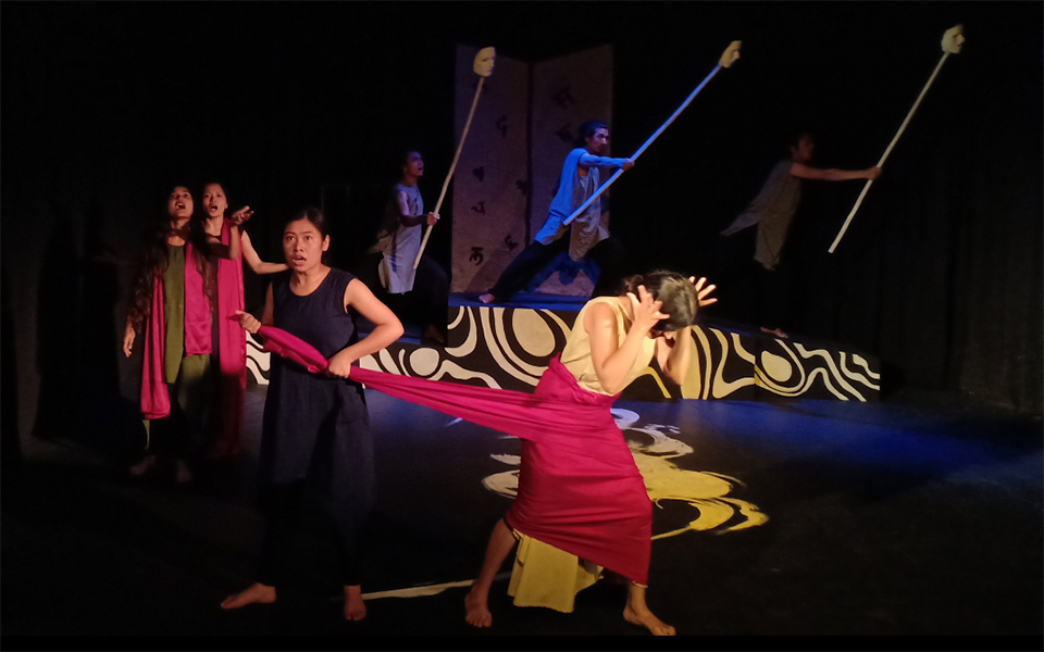 Arko Kurukshetra, a play of our times