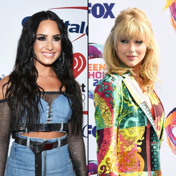 Taylor Swift has the 'biggest smile' after Demi Lovato praises her new album
