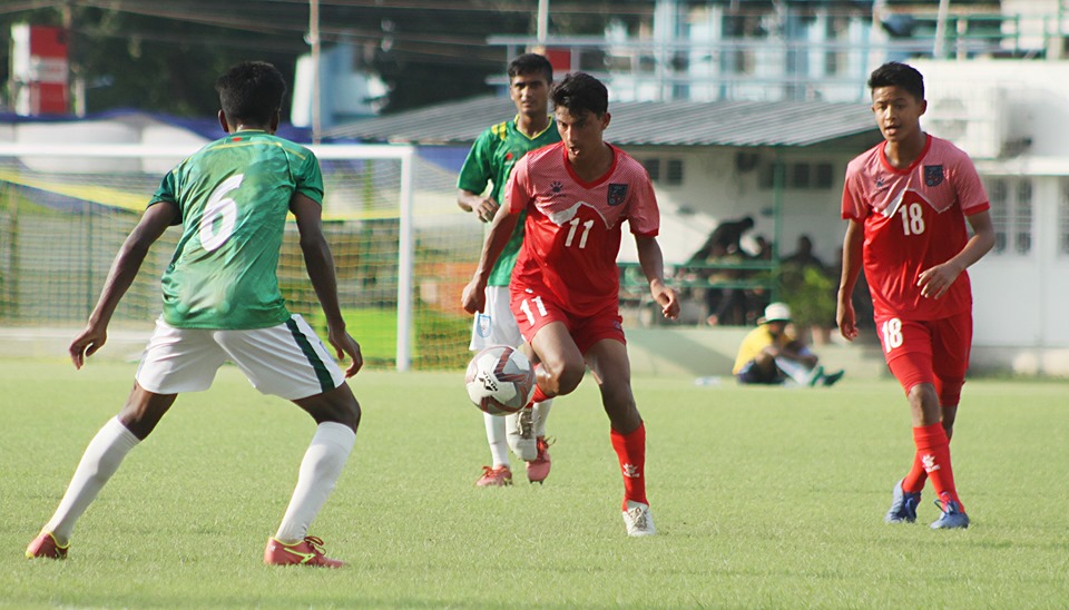 Nepal beats Bhutan 5-0, road to final almost clear