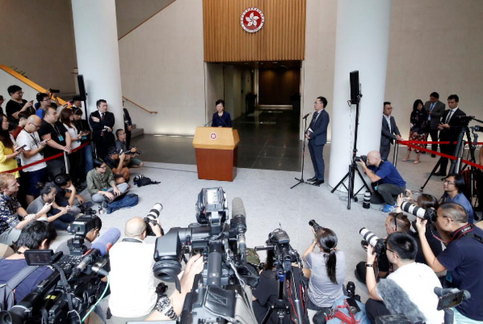 Hong Kong leader sees way out of chaos with dialogue and 'mutual respect'