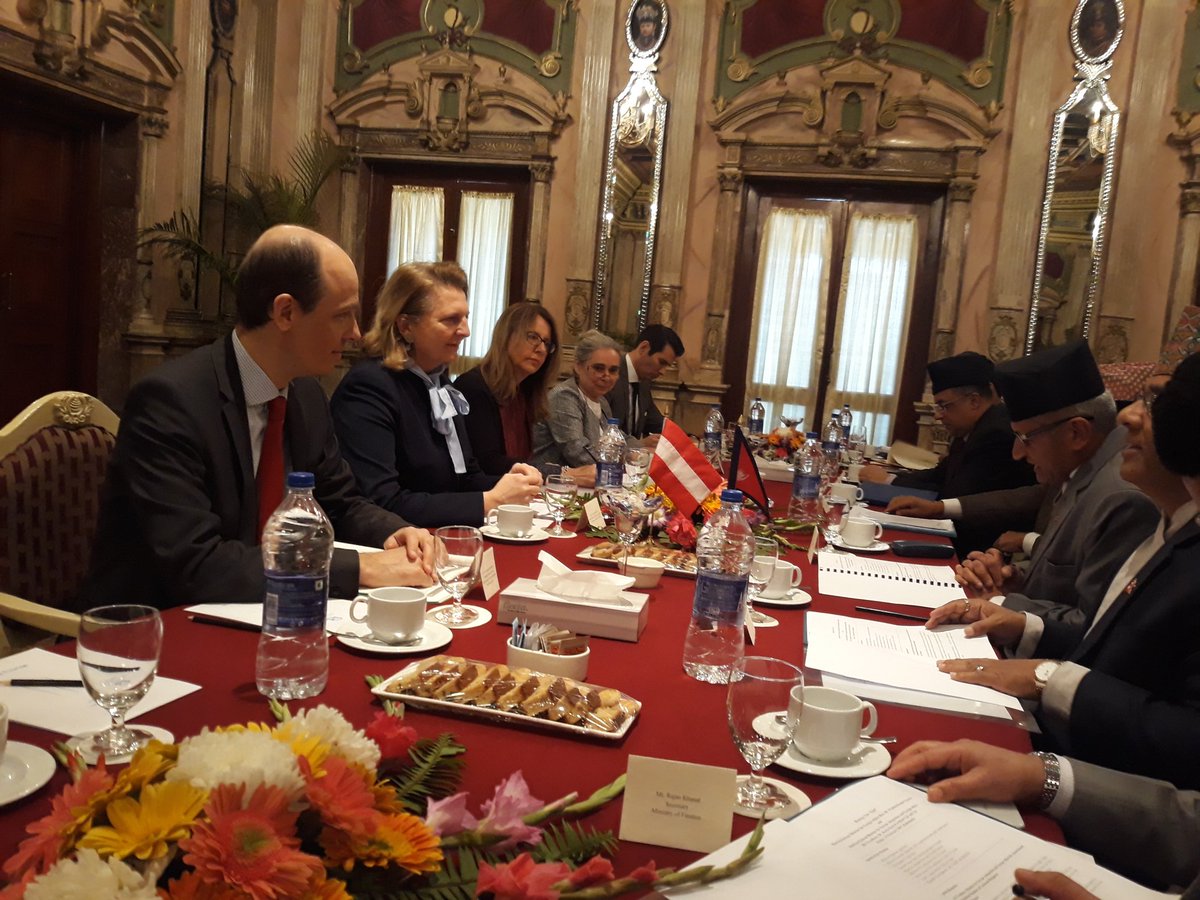 Austrian Foreign Minister holds bilateral meeting with Gyawali ...