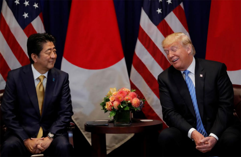 Japan's PM nominated Trump for Nobel Peace Prize on U.S. request - Asahi