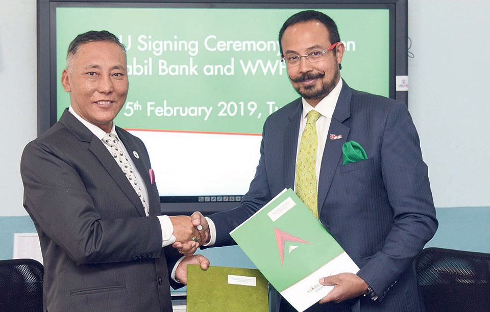 Nabil Bank, WWF Nepal join hands