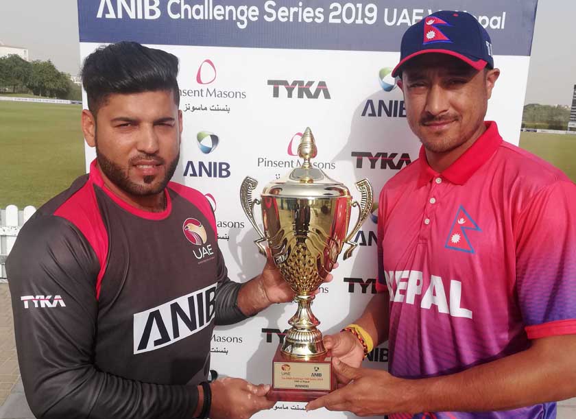 Nepal wins its first T20 Series against the UAE