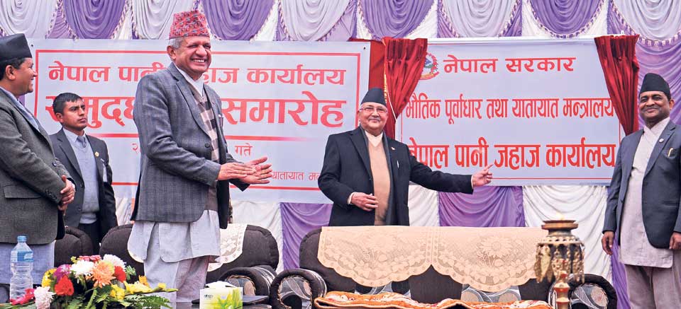 PM opens Nepal Ship Office to link with Indian waterways