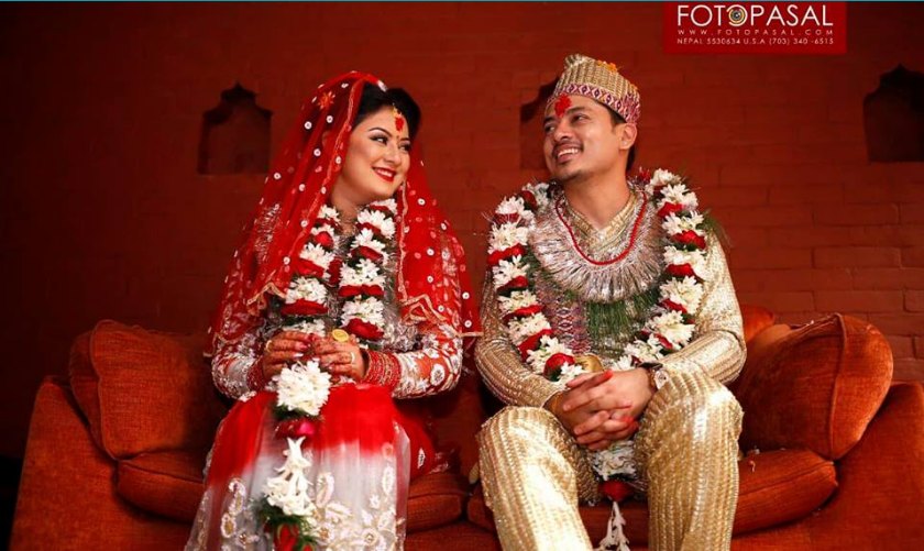 This Valentine's Day Barsha and Sanjog tied knot