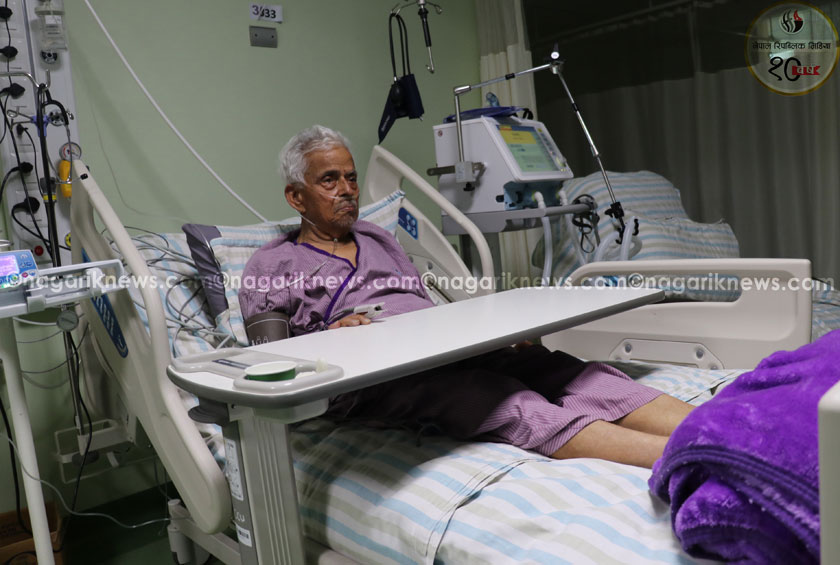 Senior communist leader Adhikari's health condition worsens