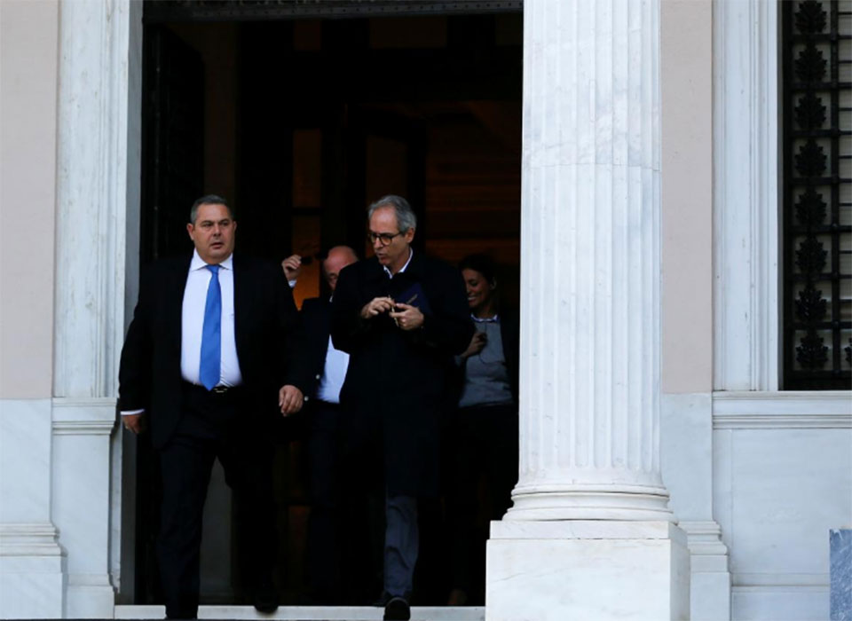 Greek defense minister resigns over Macedonia name deal