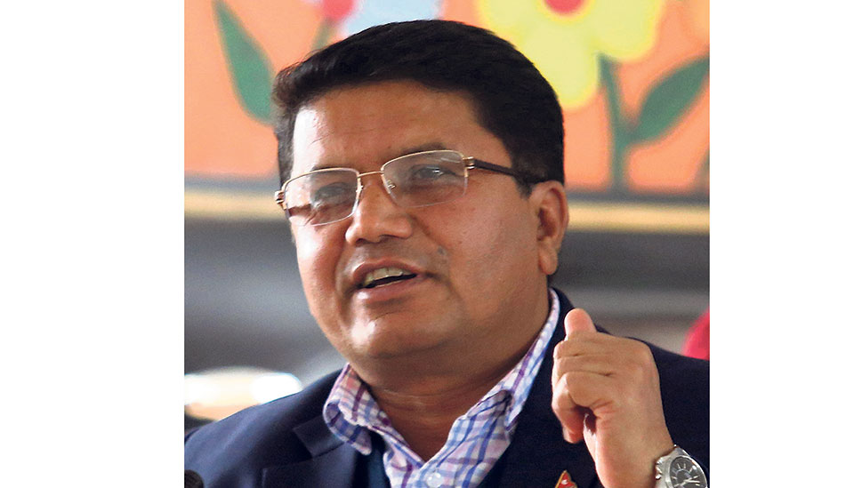 Civil Aviation Minister Adhikari denies his involvement in procurement of wide-body aircraft