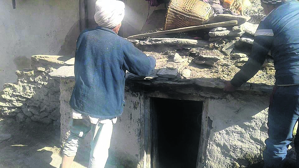 Death of mother, two sons compels shamans to demolish chhaugoths