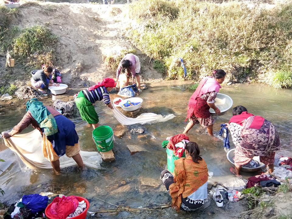 Water scarcity drags women to rivers