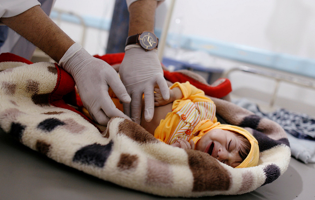 In Yemen, world's worst cholera outbreak traced to eastern Africa