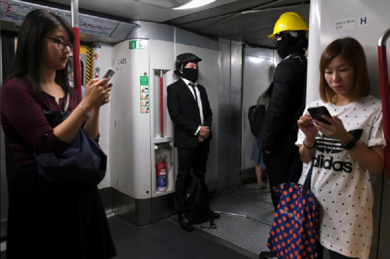 Hong Kong protesters disrupt train services, cause commuter chaos