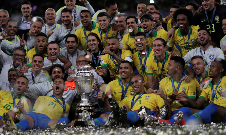Jesus takes centre stage as Brazil win Copa America