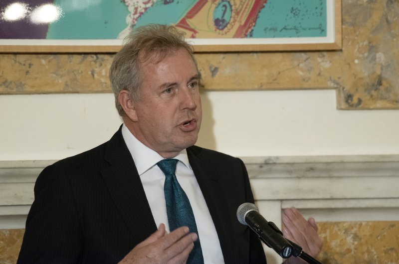 UK prime minister stands by embattled US ambassador