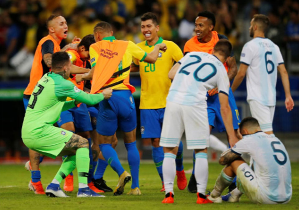 Brazil beat Argentina 2-0 to reach Copa America final
