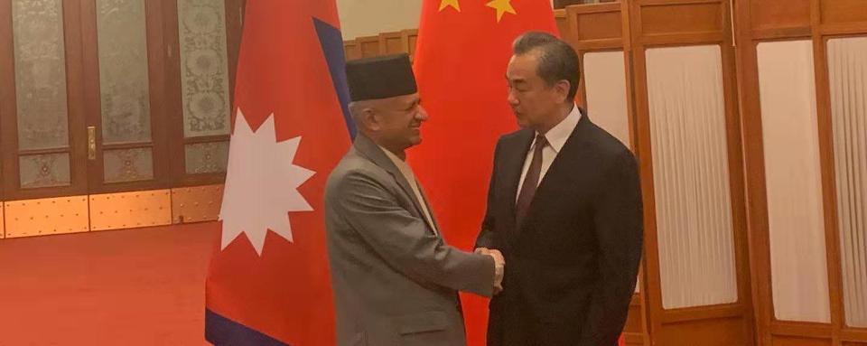 FM Gyawali meets with Chinese counterpart Wang in Beijing