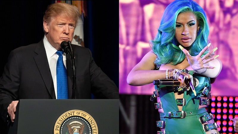 Cardi B calls out Donald Trump over police brutality