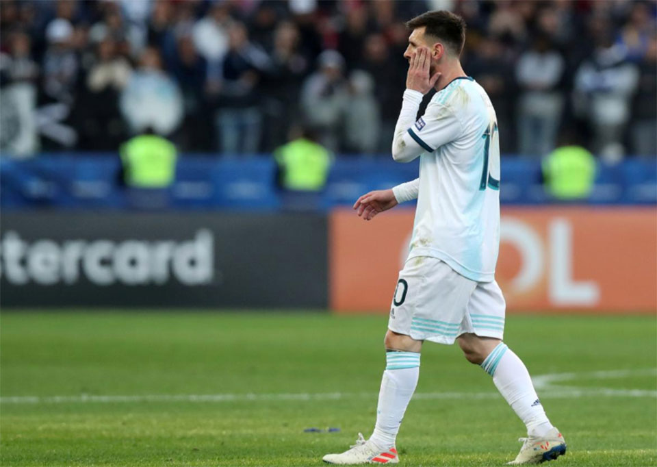Messi banned for one game for Copa America red card