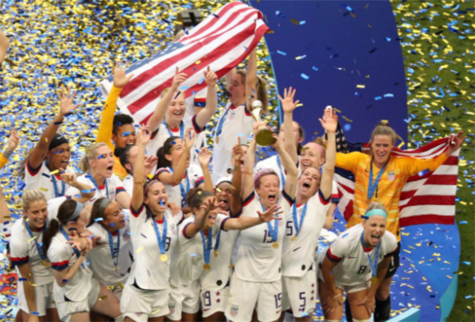Rapinoe and Lavelle give U.S. fourth World Cup title