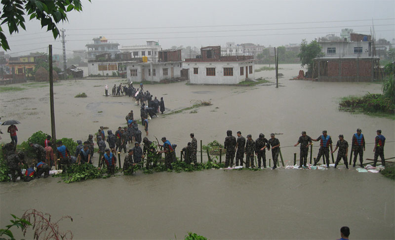 Over 1,000 houses inundated in Morang, 3 persons missing