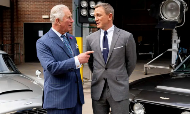 Prince Charles visits sets of 'Bond 25'