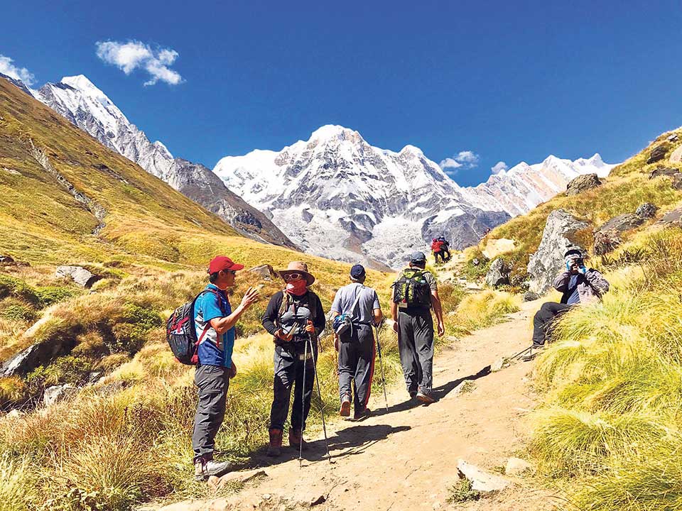 Upgrading of trekking route to link ABC