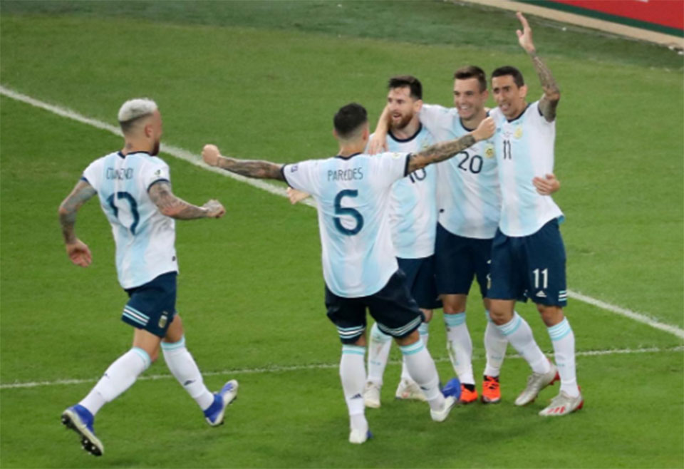Argentina see off Venezuela to set up titanic Copa clash with Brazil