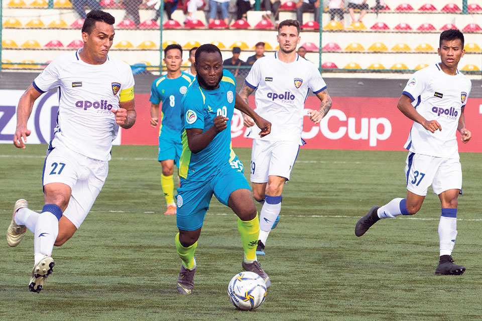 Manang falls to late goal in five-goal thriller against Chennaiyin
