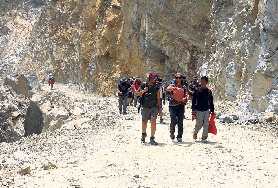 Number of tourists continues to rise in Manasalu