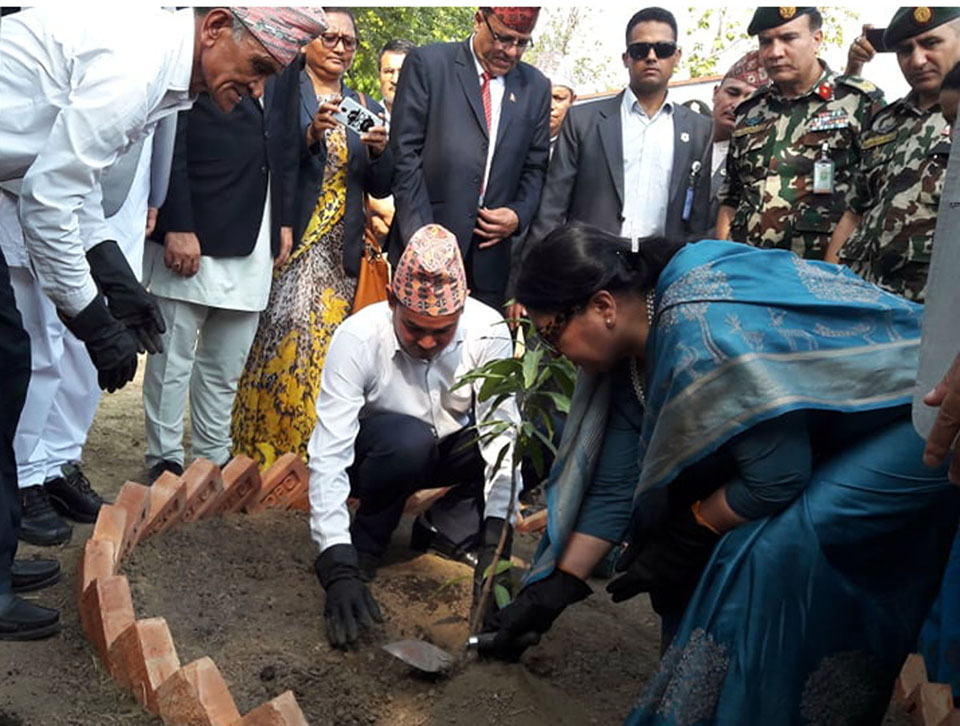 Integrated efforts must for environment conservation: President Bhandari