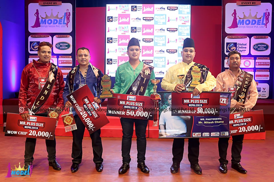 Samir Lama wins ‘Mr Plus Size Nepal 2019’