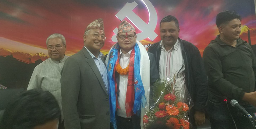 Key leader of Biplav-led party joins NCP