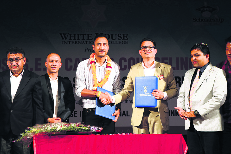 Khadka appointed brand ambassador of WhiteHouse College