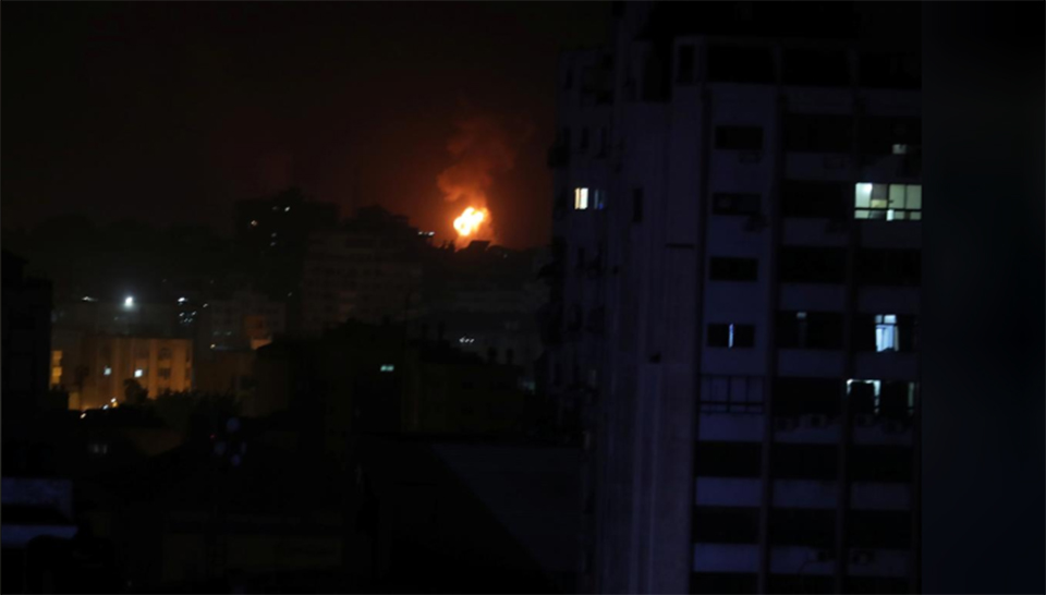 Israel launches Gaza strikes after rockets fired at Tel Aviv