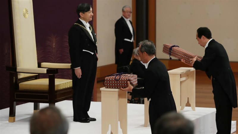 Japan's new Emperor Naruhito ascends Chrysanthemum Throne