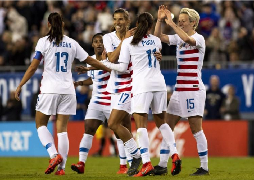 World champion U.S. women's soccer players sue federation for gender discrimination