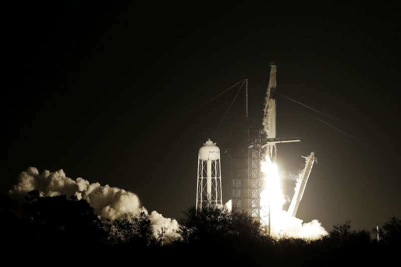 America’s newest crew capsule rockets toward space station