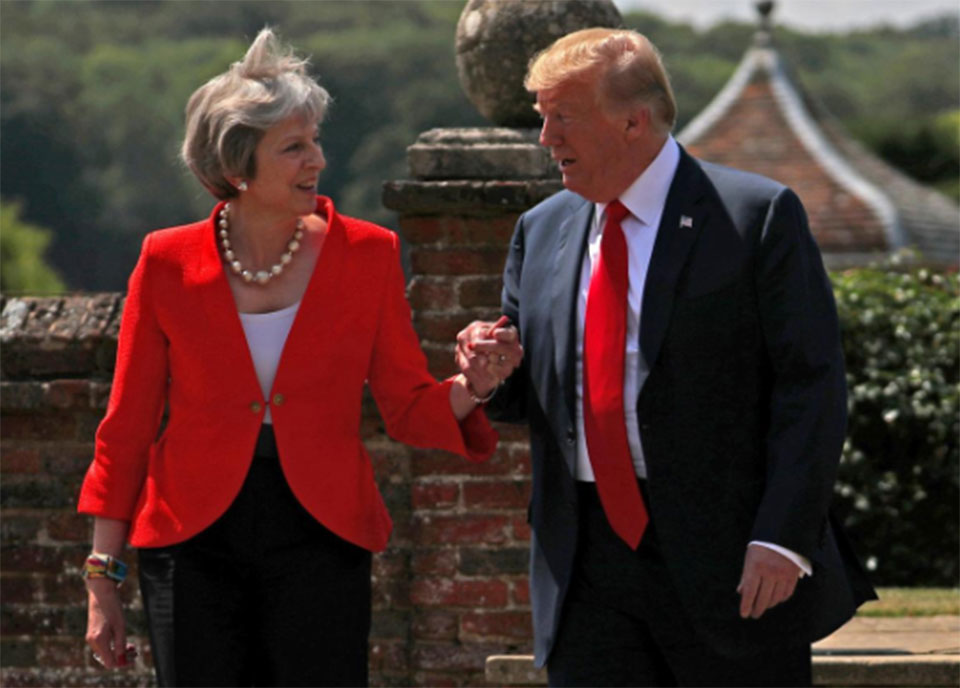 Donald Trump in the UK - Brexit, Huawei and banquet with the queen