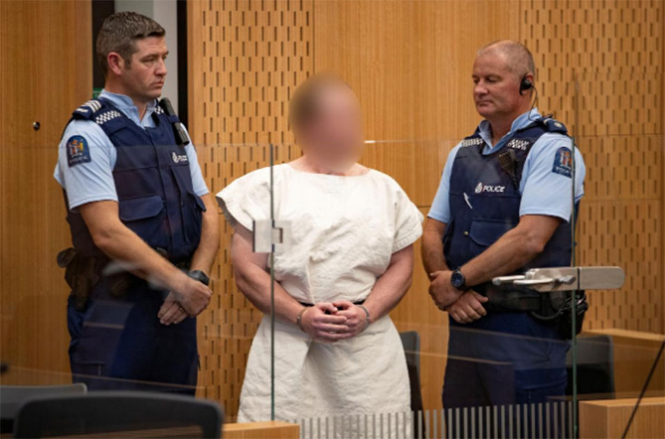Man accused of murder in NZ shootings also charged with terrorist act