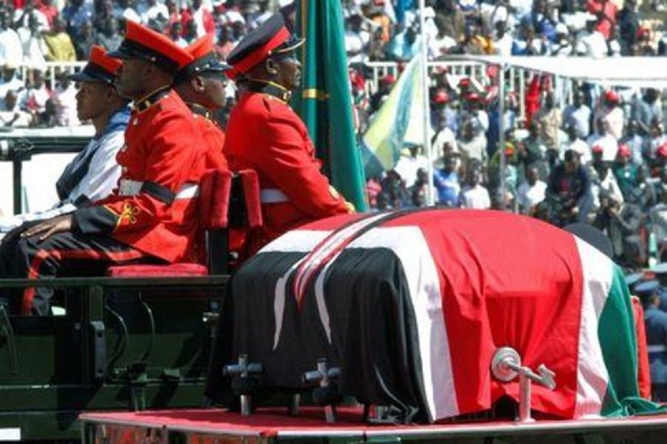 Thousands gather to bid farewell to Kenya's longest serving leader Moi