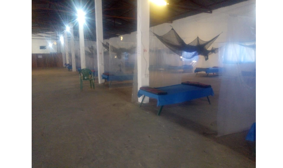 Hulas Steel Industries provides 40 bed sheets to quarantine facility in Simara
